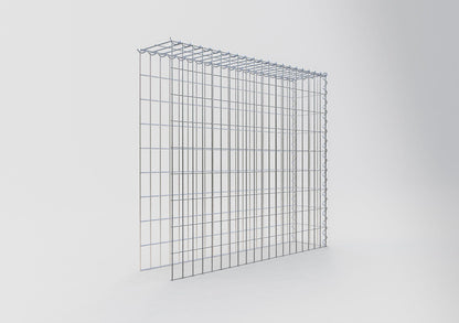 Anbaugabione Typ 4 100 cm x 90 cm x 20 cm (L x H x T), Maschenweite 5 cm x 10 cm, Spirale