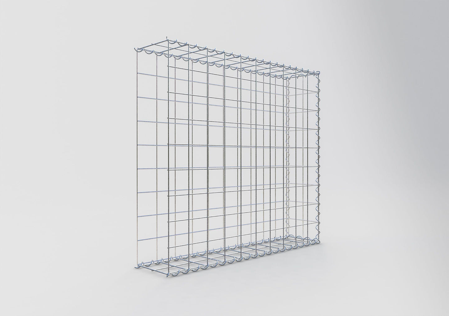 Gavión complementario tipo 2 100 cm x 90 cm x 20 cm (L x A x P), malla 10 cm x 10 cm, espiral