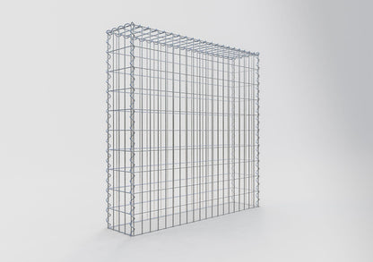 Opvokset gabion type 3 100 cm x 100 cm x 20 cm (L x H x D), maskestørrelse 5 cm x 10 cm, spiral