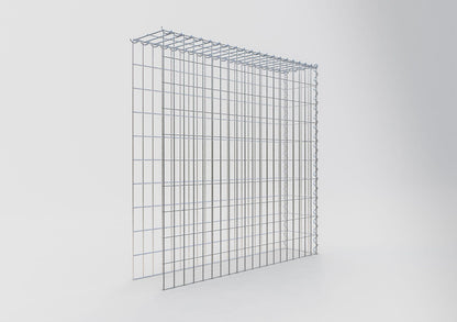 Add-on schanskorf type 4 100 cm x 100 cm x 20 cm (L x H x D), maaswijdte 5 cm x 10 cm, spiraalvormig