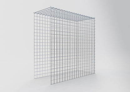 Anbaugabione Typ 4 100 cm x 100 cm x 40 cm (L x H x T), Maschenweite 5 cm x 5 cm, Spirale