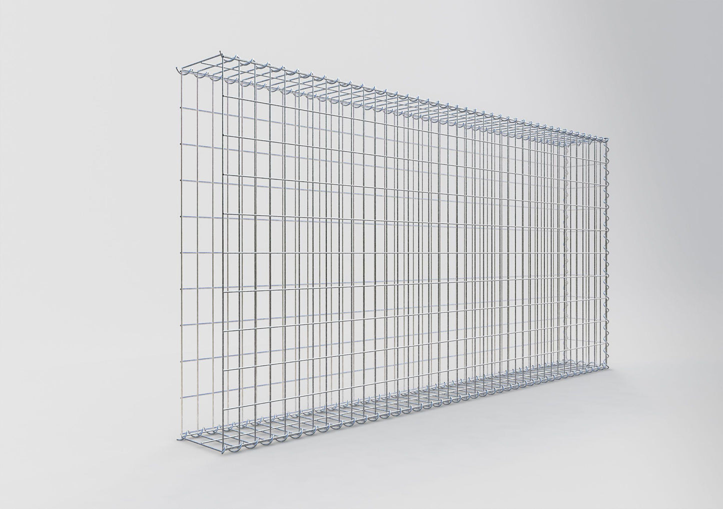 Gavión adicional tipo 2 200 cm x 100 cm x 20 cm (L x A x P), malla 5 cm x 10 cm, en espiral