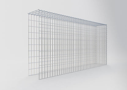 Grown-on gabion type 4 200 cm x 100 cm x 30 cm (L x H x D), mesh size 5 cm x 10 cm, spiral