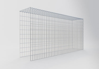 Anbaugabione Typ 4 200 cm x 100 cm x 40 cm (L x H x T), Maschenweite 5 cm x 10 cm, Spirale