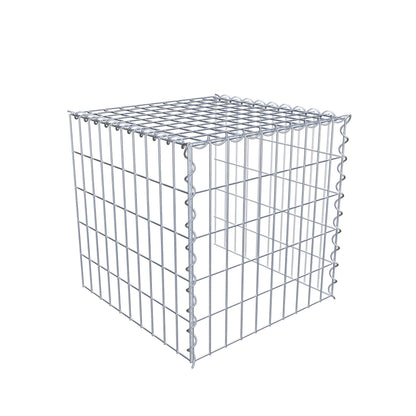 Gabbione aggiuntivo tipo 4 50 cm x 50 cm x 50 cm (L x H x P), dimensione maglia 5 cm x 10 cm, a spirale