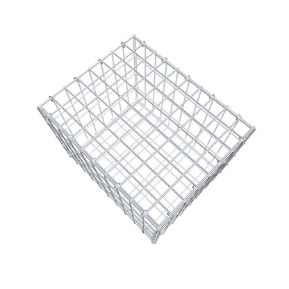 Gabbione 50 cm x 40 cm x 40 cm (L x H x P), maglia 5 cm x 10 cm, anello a C