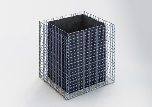 Hochbeet eckig 100 cm x 100 cm x 90 cm (L x H x T), Maschenweite 5 x 5 cm, Wandstärke 10 cm