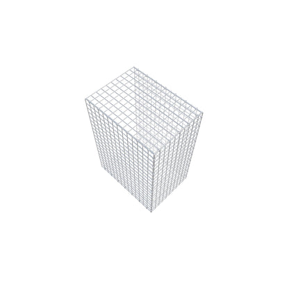 Mounted gabion type 2 100 cm x 70 cm x 50 cm (L x H x D), mesh size 5 cm x 5 cm, C-ring