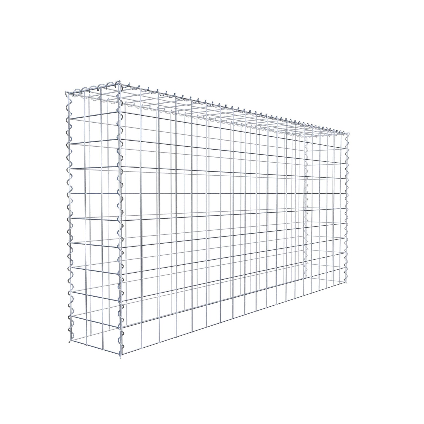 Anbaugabione Typ 3 200 cm x 100 cm x 30 cm (L x H x T), Maschenweite 10 cm x 10 cm, Spirale