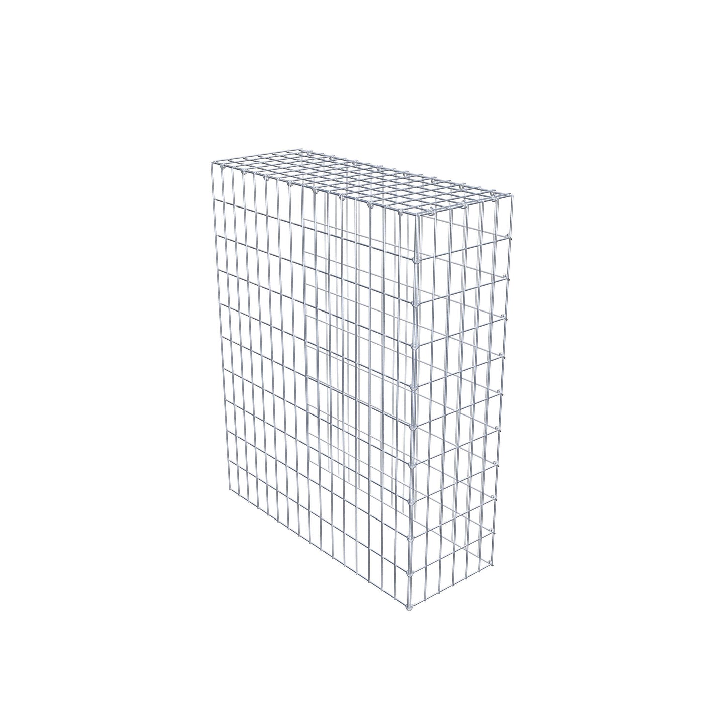 Gavión adicional tipo 4 100 cm x 80 cm x 30 cm (L x A x P), malla 5 cm x 10 cm, anillo en C