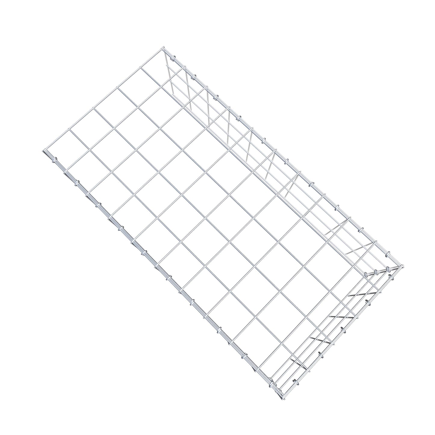 Gavión complementario de tipo 4 100 cm x 30 cm x 50 cm (L x A x P), malla 10 cm x 10 cm, anillo en C