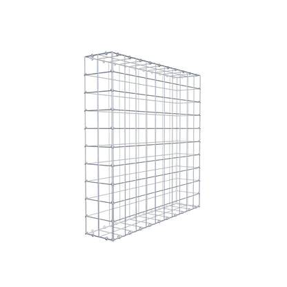 Gabbione 100 cm x 100 cm x 20 cm (L x H x P), maglia 10 cm x 10 cm, anello a C