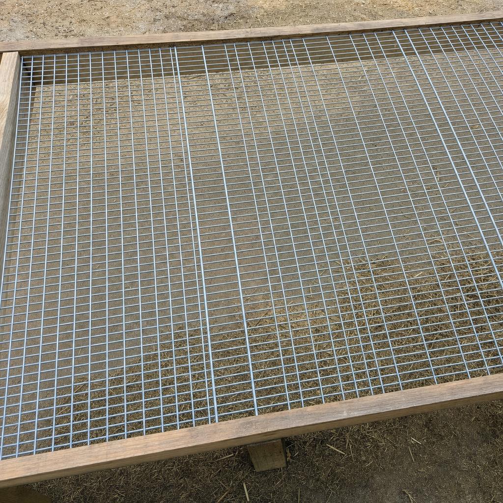 Geflügelgitter 241,8 x 122,8 cm mit unterschiedlichen Maschenweiten | Draht 3 mm