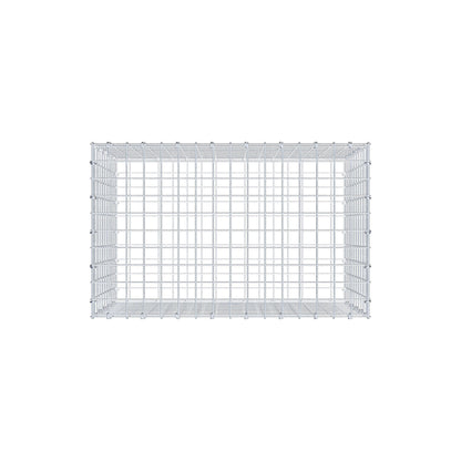 Gabion 80 cm x 50 cm x 50 cm (L x H x D), maskestørrelse 5 cm x 5 cm, C-ring