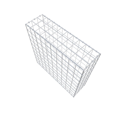 Gabbione 100 cm x 100 cm x 30 cm (L x H x P), maglia 10 cm x 10 cm, anello a C
