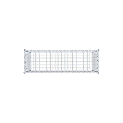Gabione 100 cm x 60 cm x 30 cm (L x H x T), Maschenweite 5 cm x 5 cm, Spirale
