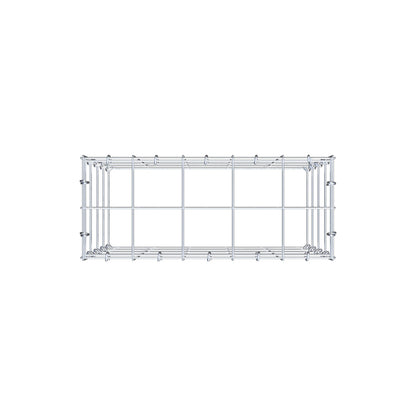 Fourche rapportée type 3 50 cm x 40 cm x 20 cm (L x H x P), mailles 10 cm x 10 cm, anneau C