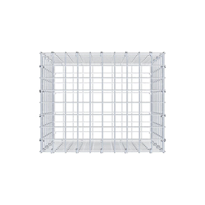 Schanskorf 50 cm x 40 cm x 40 cm (L x H x D), maaswijdte 5 cm x 5 cm, C-ring