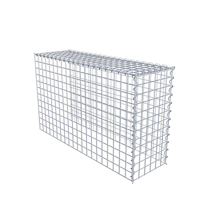 Gabion rapporté type 4 100 cm x 60 cm x 30 cm (L x H x P), mailles 5 cm x 5 cm, spirale