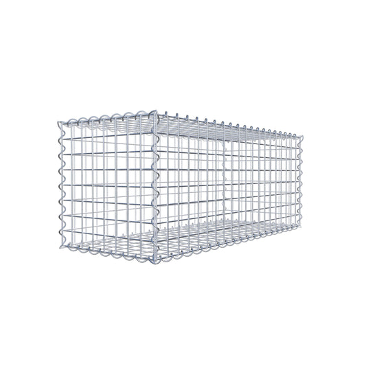 Lot de 2 gabions 100 cm x 40 cm x 40 cm (L x H x P), mailles 5 x 5 cm, spirale