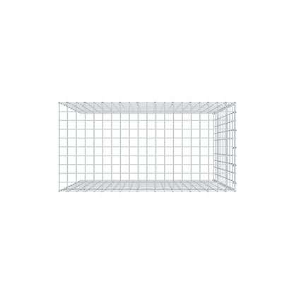 Fourche rapportée type 4 100 cm x 100 cm x 50 cm (L x H x P), mailles 5 cm x 10 cm, anneau C