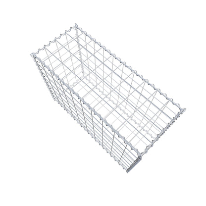 Gabione 100 cm x 70 cm x 40 cm (L x H x T), Maschenweite 10 cm x 10 cm, Spirale