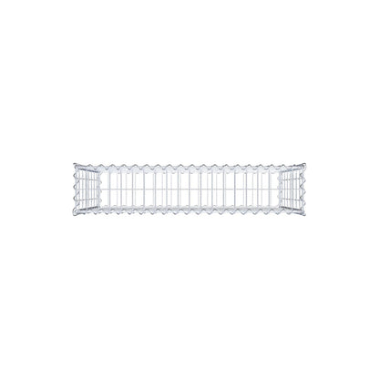 Gabion 100 cm x 80 cm x 20 cm (L x H x P), mailles 5 cm x 10 cm, spirale