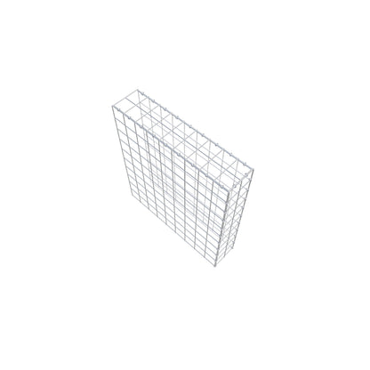 Gavión adicional tipo 4 100 cm x 90 cm x 20 cm (L x A x P), malla 10 cm x 10 cm, anillo en C