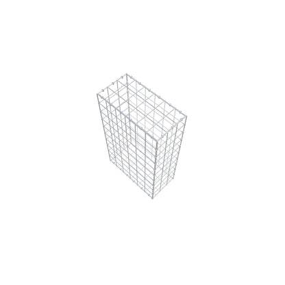 Schanskorf 100 cm x 60 cm x 30 cm (L x H x D), maaswijdte 10 cm x 10 cm, C-ring