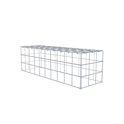 Anbaugabione Typ 3 100 cm x 30 cm x 30 cm (L x H x T), Maschenweite 10 cm x 10 cm, C-Ring