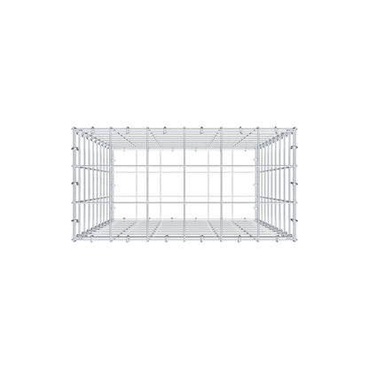 Schanskorf 100 cm x 60 cm x 30 cm (L x H x D), maaswijdte 10 cm x 10 cm, C-ring