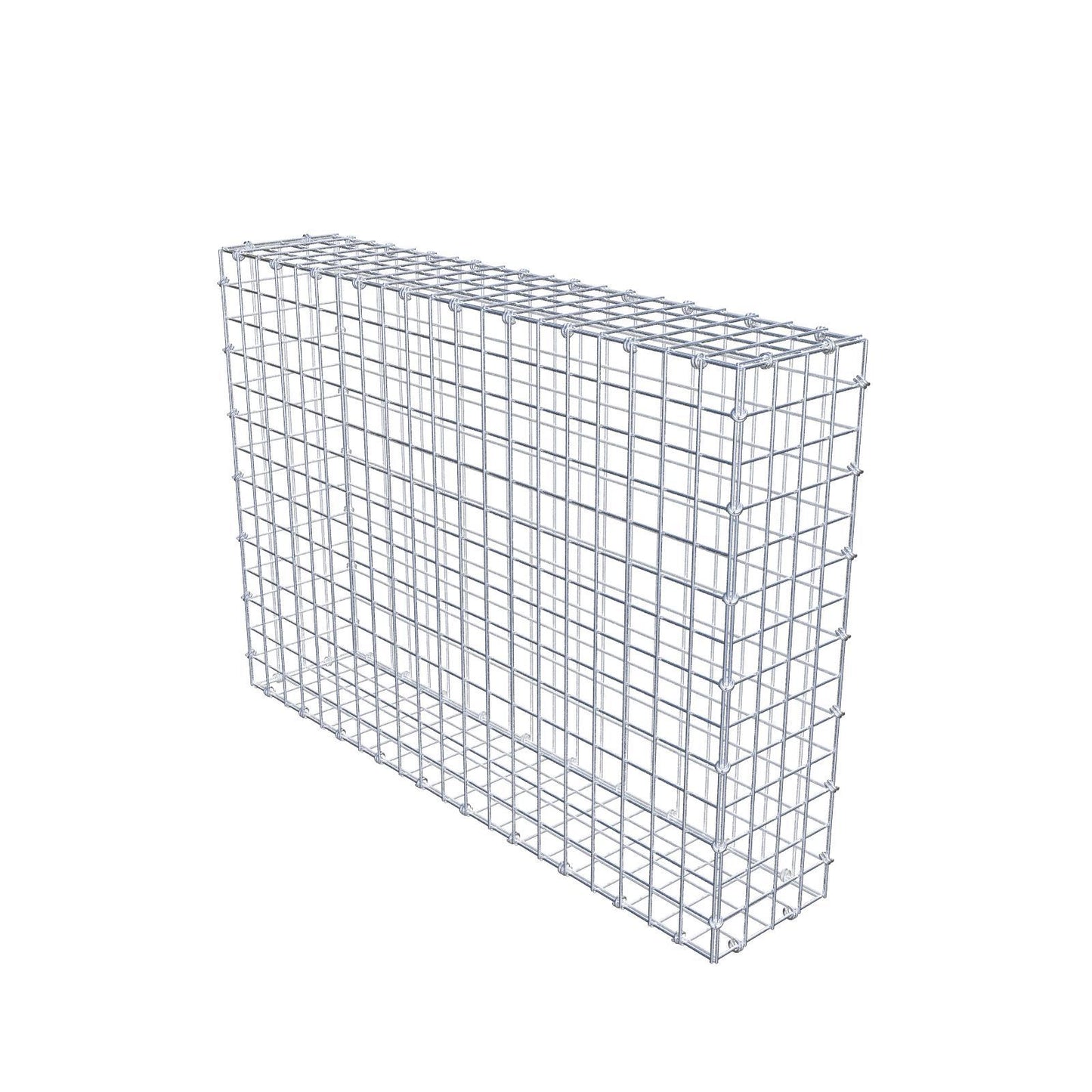 Gabbione 100 cm x 70 cm x 20 cm (L x H x P), maglia 5 x 5 cm, anello a spirale