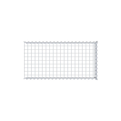 Anbaugabione Typ 4 100 cm x 20 cm x 50 cm (L x H x T), Maschenweite 5 cm x 5 cm, Spirale