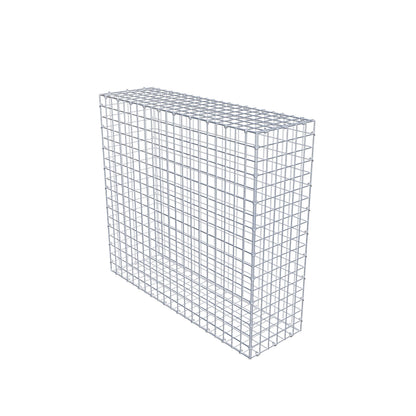 Gabbione 100 cm x 90 cm x 30 cm (L x H x P), maglia 5 cm x 5 cm, anello a C