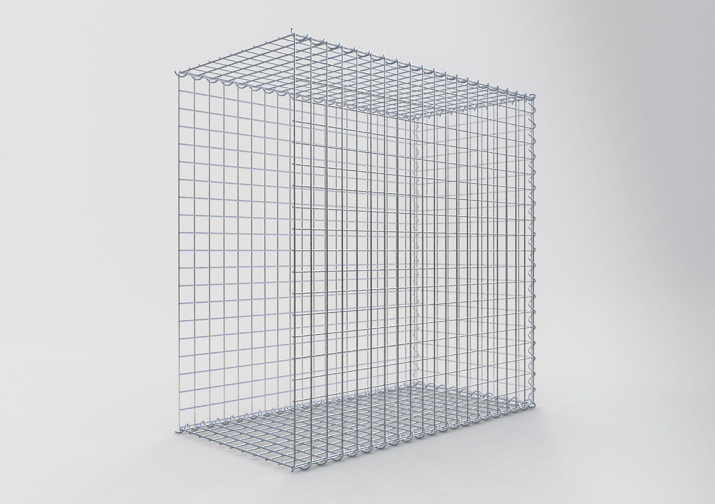 Add-on schanskorf type 2 100 cm x 100 cm x 50 cm (L x H x D), maaswijdte 5 cm x 5 cm, spiraalvormig