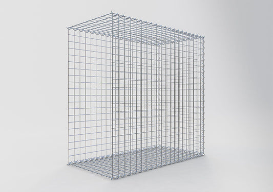 Opvokset gabion type 2 100 cm x 100 cm x 50 cm (L x H x D), maskestørrelse 5 cm x 5 cm, spiral