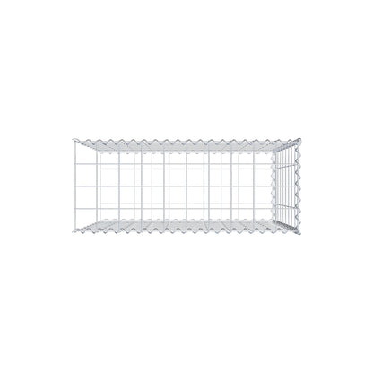 Gabion rapporté type 2 100 cm x 90 cm x 40 cm (L x H x P), mailles 10 cm x 10 cm, spirale