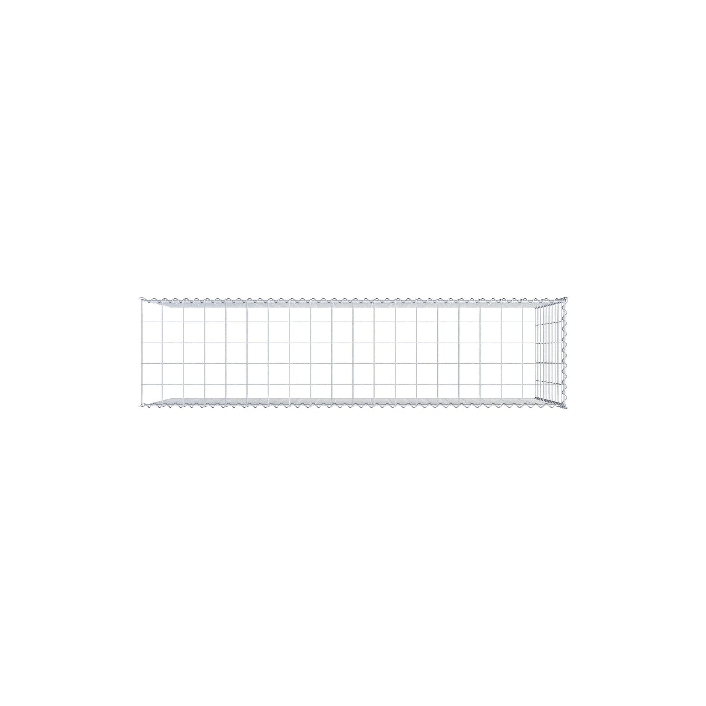 Grown-on gabion type 4 200 cm x 100 cm x 50 cm (L x H x D), mesh size 10 cm x 10 cm, spiral