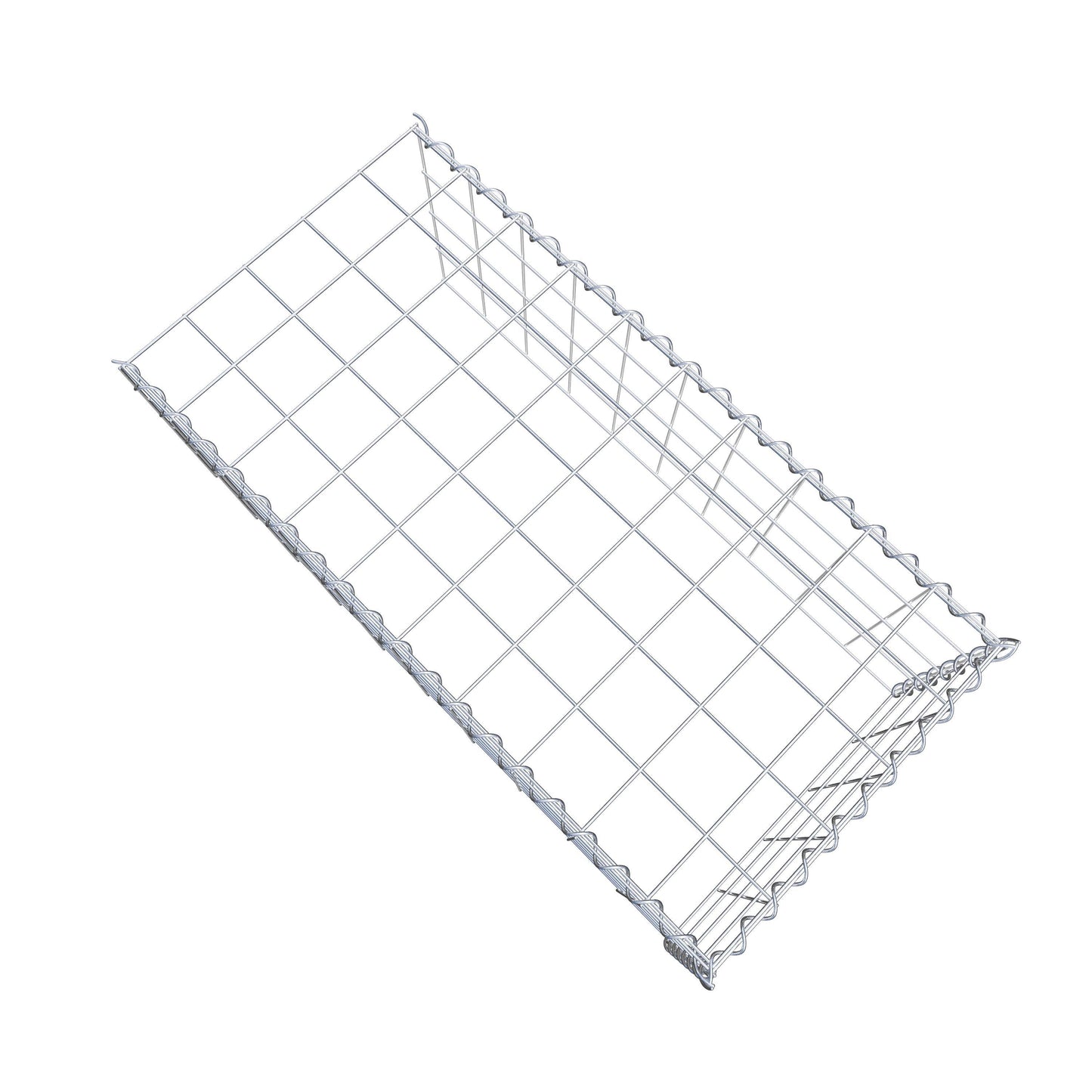 Gabbione aggiuntivo tipo 4 100 cm x 40 cm x 50 cm (L x A x P), maglia 10 cm x 10 cm, spirale