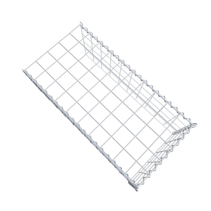 Gabbione aggiuntivo tipo 4 100 cm x 40 cm x 50 cm (L x A x P), maglia 10 cm x 10 cm, spirale