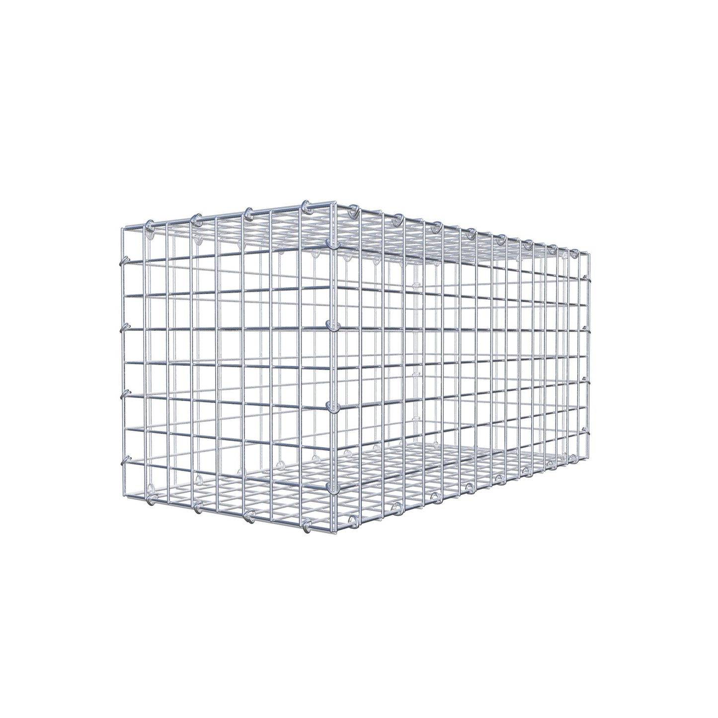 Gabion 80 cm x 40 cm x 40 cm (L x H x D), maskestørrelse 5 cm x 5 cm, C-ring