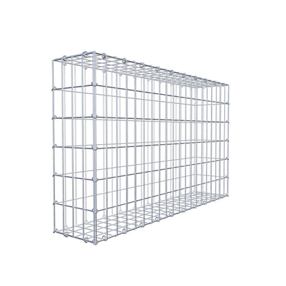 Gabione 100 cm x 60 cm x 20 cm (L x H x T), Maschenweite 5 cm x 10 cm, C-Ring