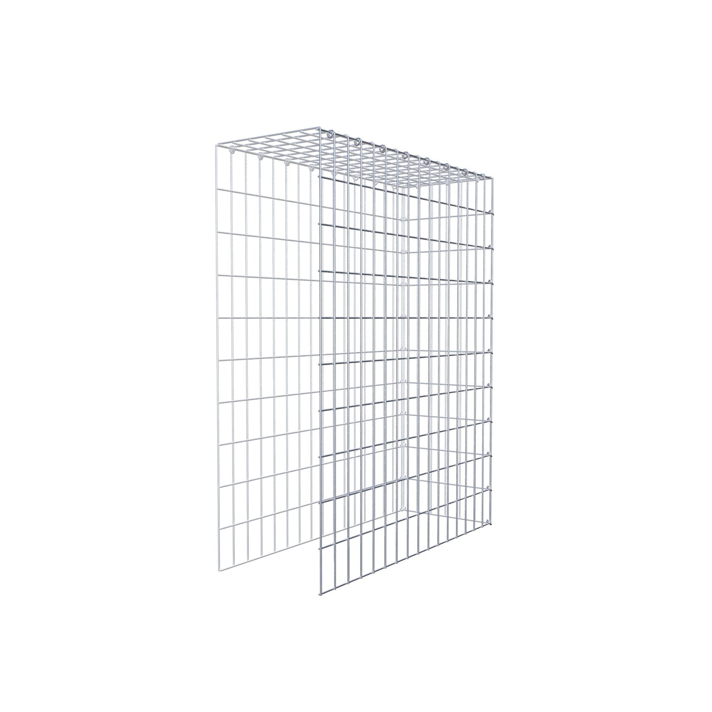 Gavión adicional tipo 4 100 cm x 80 cm x 30 cm (L x A x P), malla 5 cm x 10 cm, anillo en C