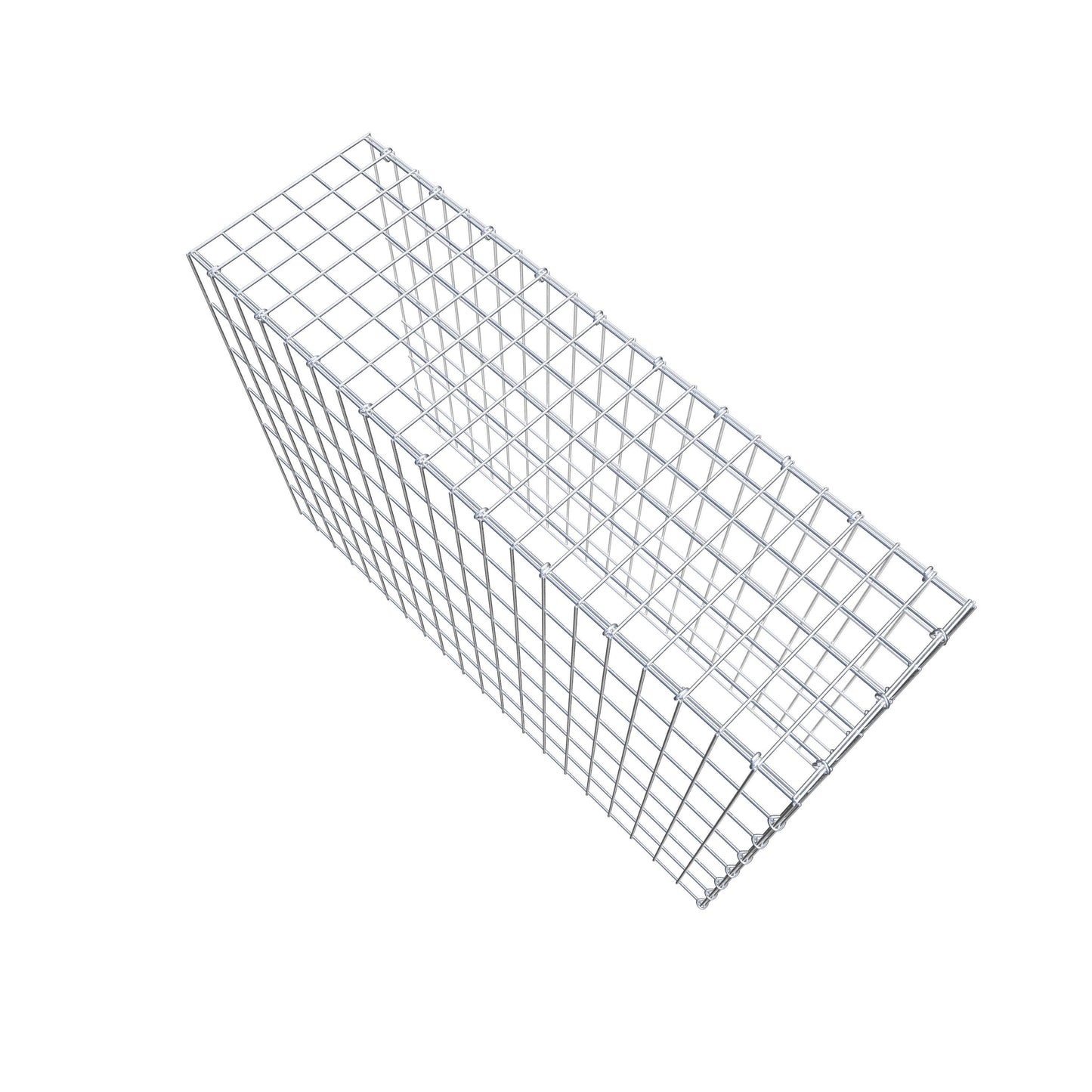 Opzetpaal type 4 100 cm x 70 cm x 30 cm (L x H x D), maaswijdte 5 cm x 10 cm, C-ring