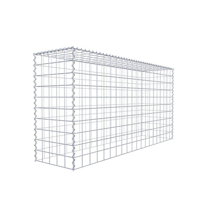Gavión complementario tipo 3 200 cm x 100 cm x 50 cm (L x A x P), malla 10 cm x 10 cm, espiral