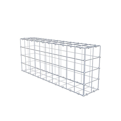 Gabbione 100 cm x 40 cm x 20 cm (L x H x P), maglia 10 x 10 cm, anello a spirale