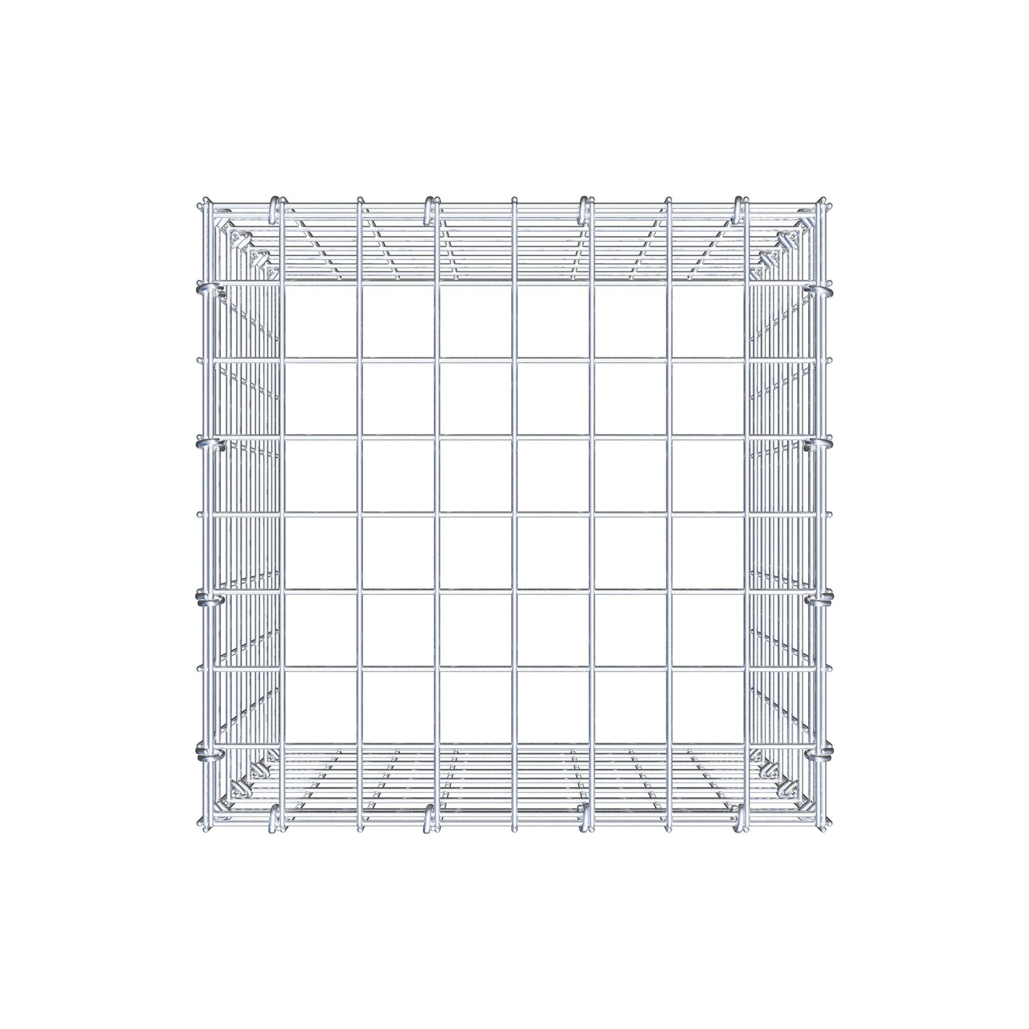 Pila adicional tipo 3 40 cm x 40 cm x 40 cm (L x A x P), malla 5 cm x 5 cm, anillo en C