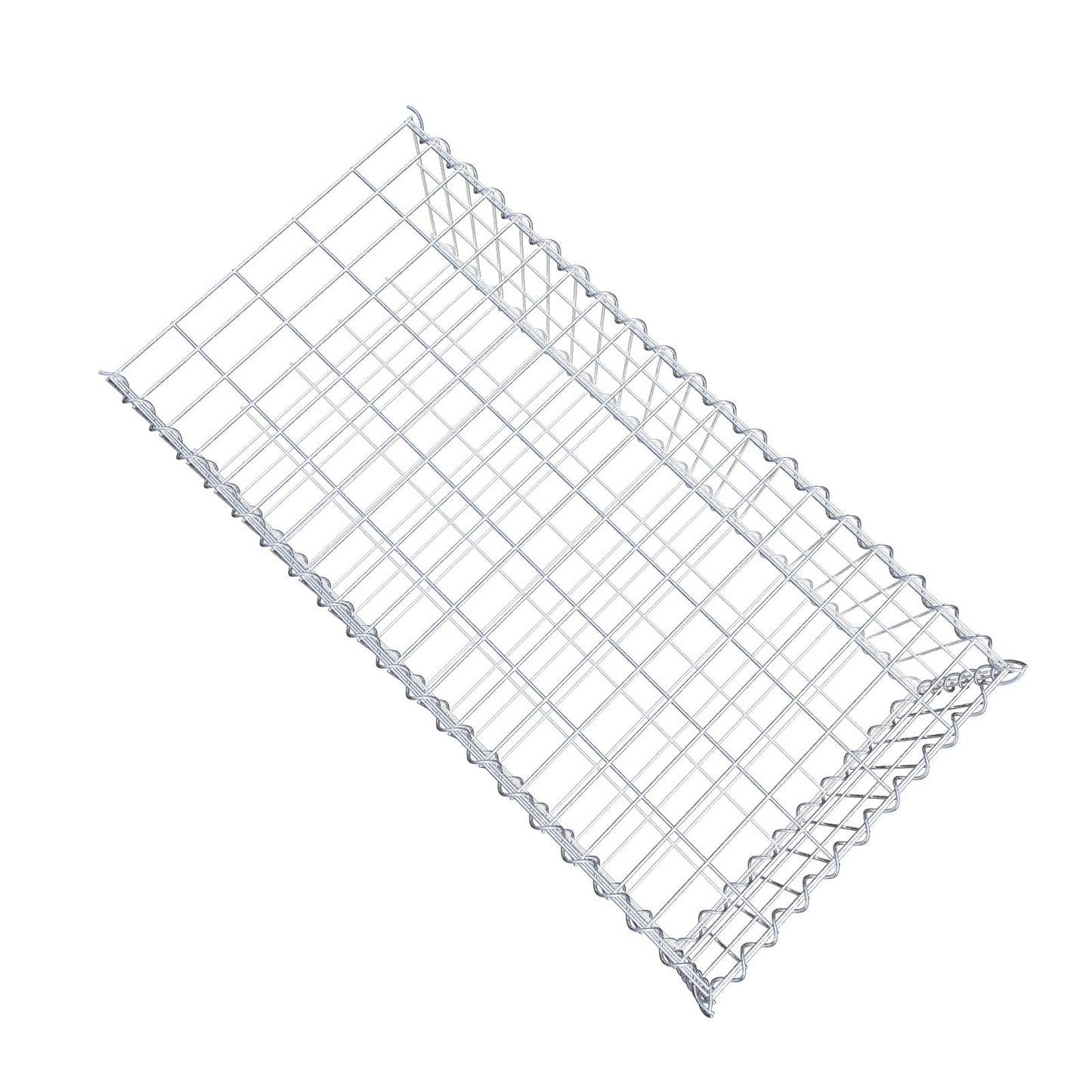Grown-on gabion type 2 100 cm x 30 cm x 50 cm (L x H x D), mesh size 5 cm x 10 cm, spiral