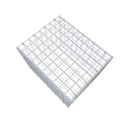 Schanskorf 50 cm x 40 cm x 40 cm (L x H x D), maaswijdte 5 cm x 5 cm, C-ring