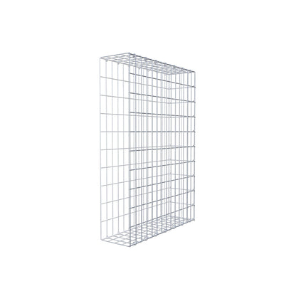 Monteret gabion type 2 100 cm x 70 cm x 20 cm, maskestørrelse 5 cm x 10 cm, C-ring